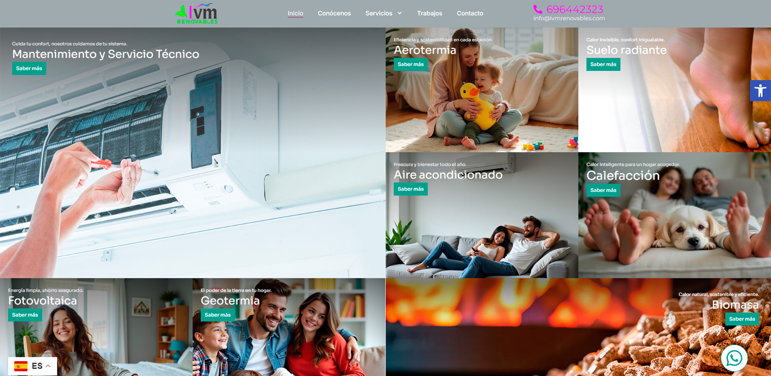 Portada del proyecto IVM Renovables, desarrollado por OliGar