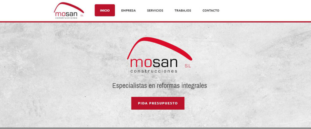 Portada del proyecto Mosan Construcciones, desarrollado por OliGar