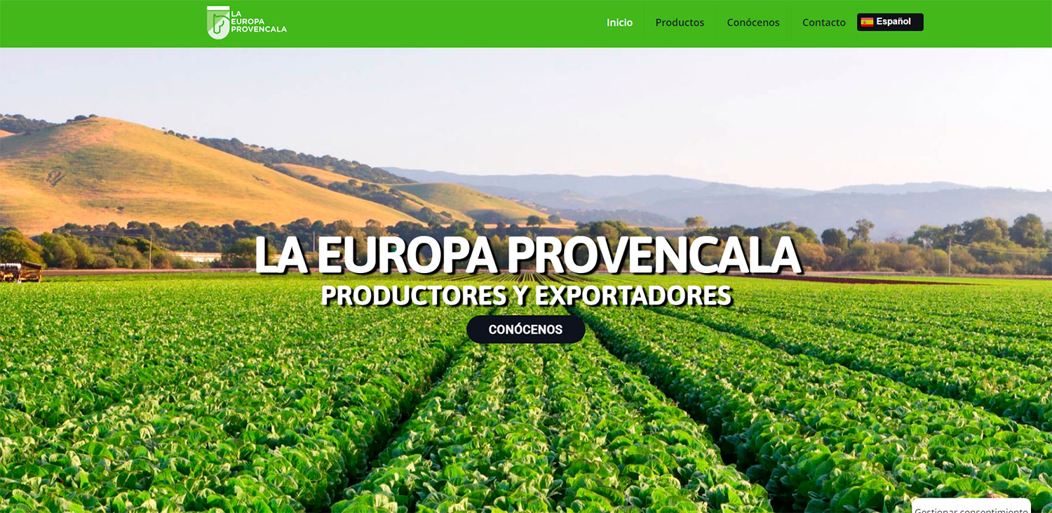 Portada del proyecto La Europa Provencala, desarrollado por OliGar